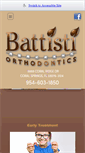 Mobile Screenshot of battistiorthodontics.com